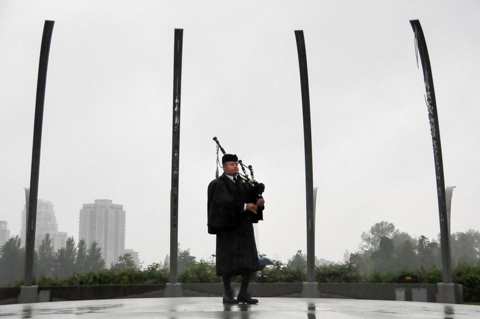 Mike Chisholm, usually the only paid employee of the BC Highland Games and Scottish Festival, was la