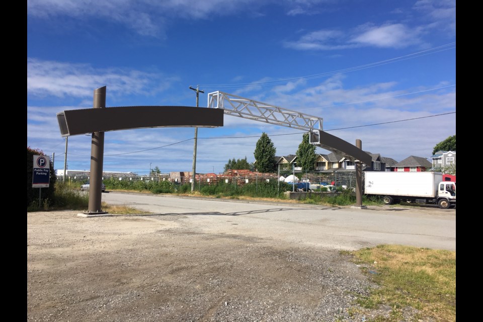A new Steveston Harbour Authority archway sign is underway.