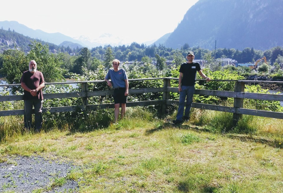 (Left to right) Fergus Gibbs, Miles Crombleholme, and Ben Kroeker.