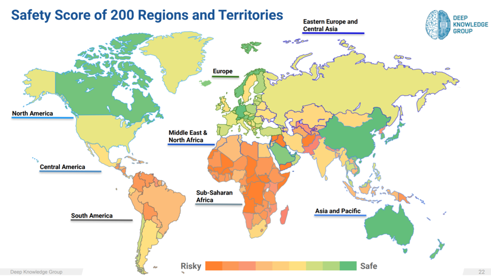 Canada was the only country in North America which ranked in the 'Tier 1' or 