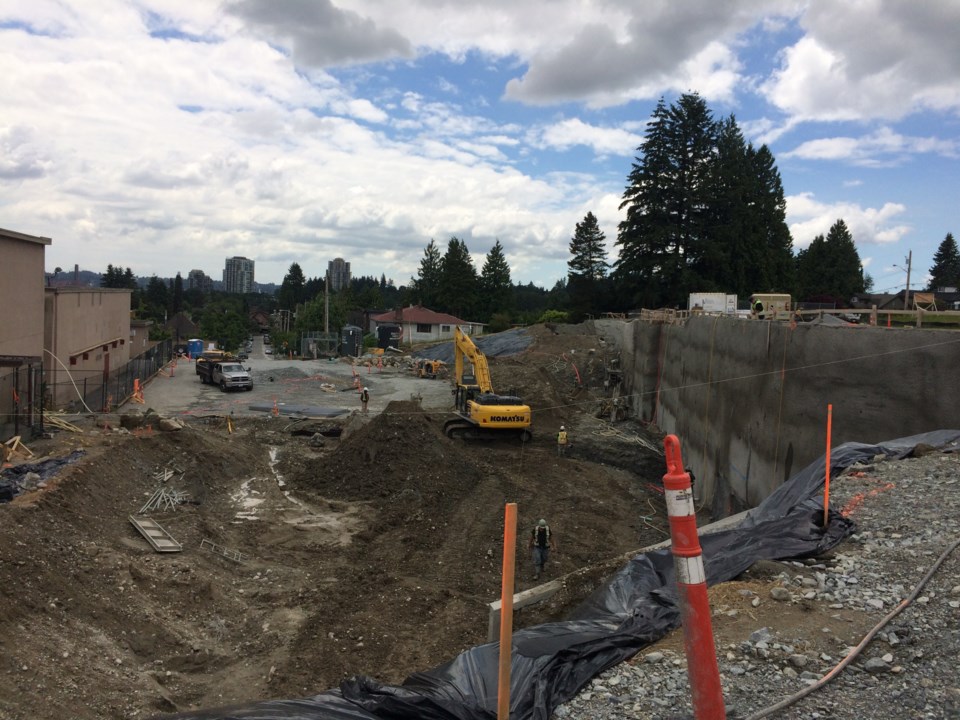 Richard McBride Elementary School, construction