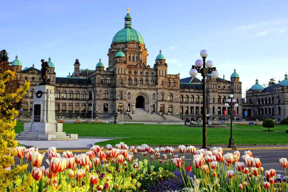 BC Legislature in Victoria