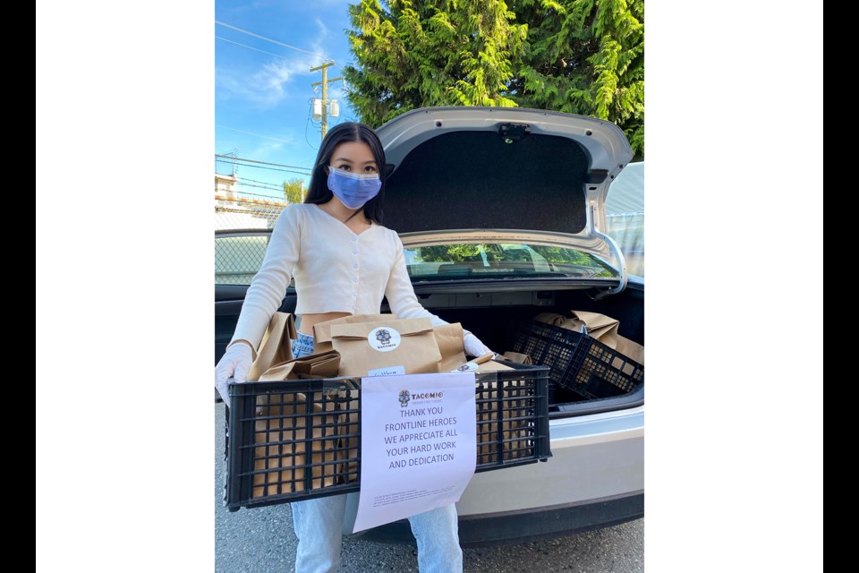 Patrisse Chan, one of the leaders of Feeding Our Frontlines, aimed to help both restaurant owners and healthcare workers simultaneously during COVID-19. Photo submitted