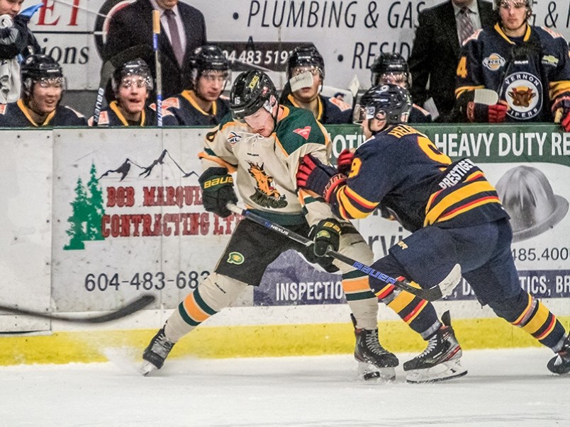 Powell River Kings' forward Hunter McCoy