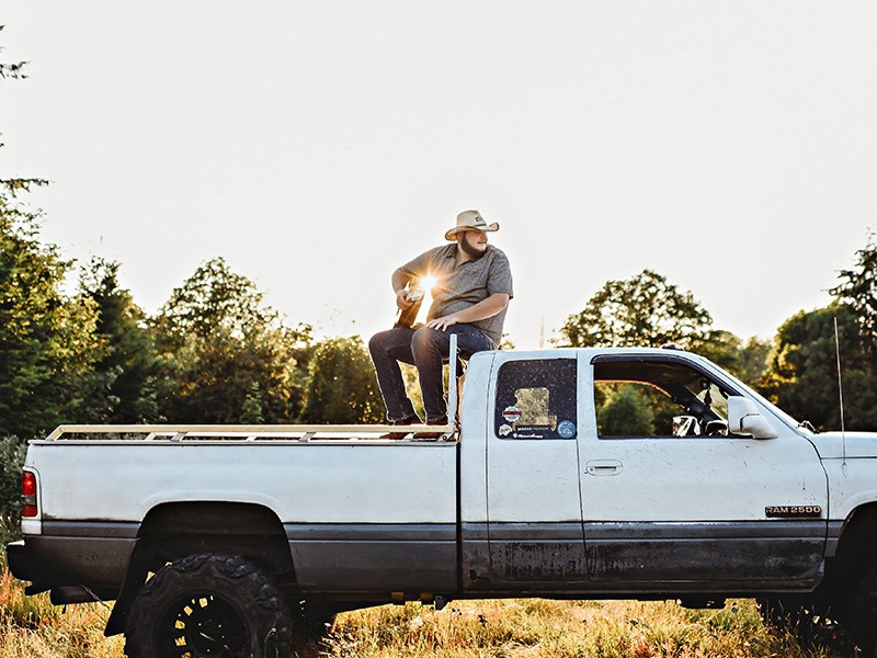 MUSIC MAKER: Two-time Powell River Idol winner Dawson Wikene, whose stage and recording name is Dawson Jaxn, is pursuing a career in country music, with help from his hometown. Leah Laurie Photography