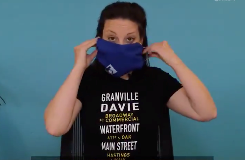 TransLink offers tips on ways to make a face mask