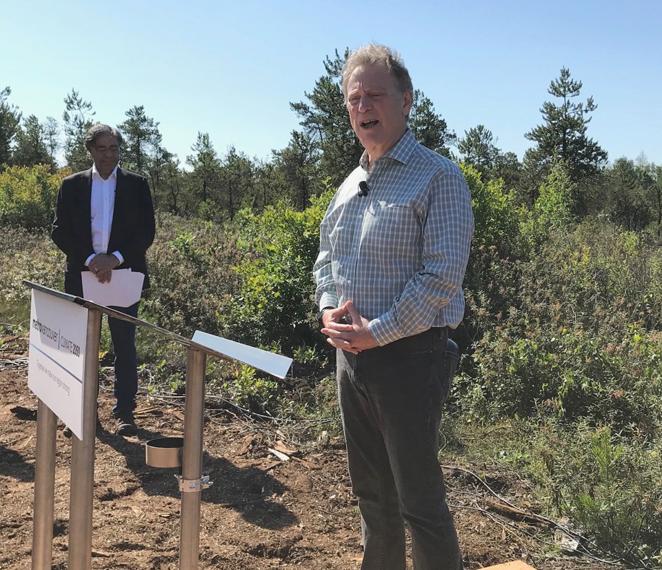 metro vancouver announcement at burns bog