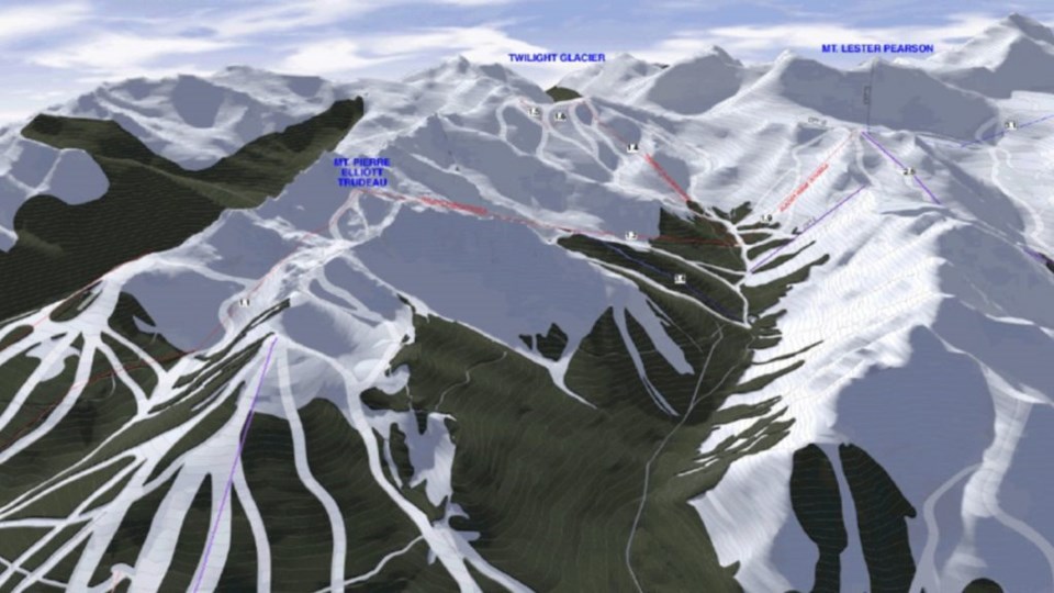 Valemount Glacier ski resort site