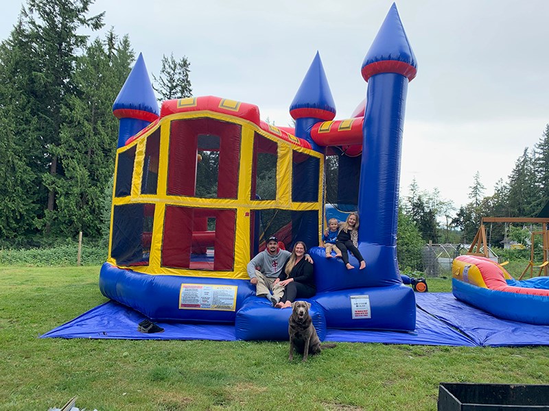 Bounce Party Rentals owners Mara Decker and Brad Osmond