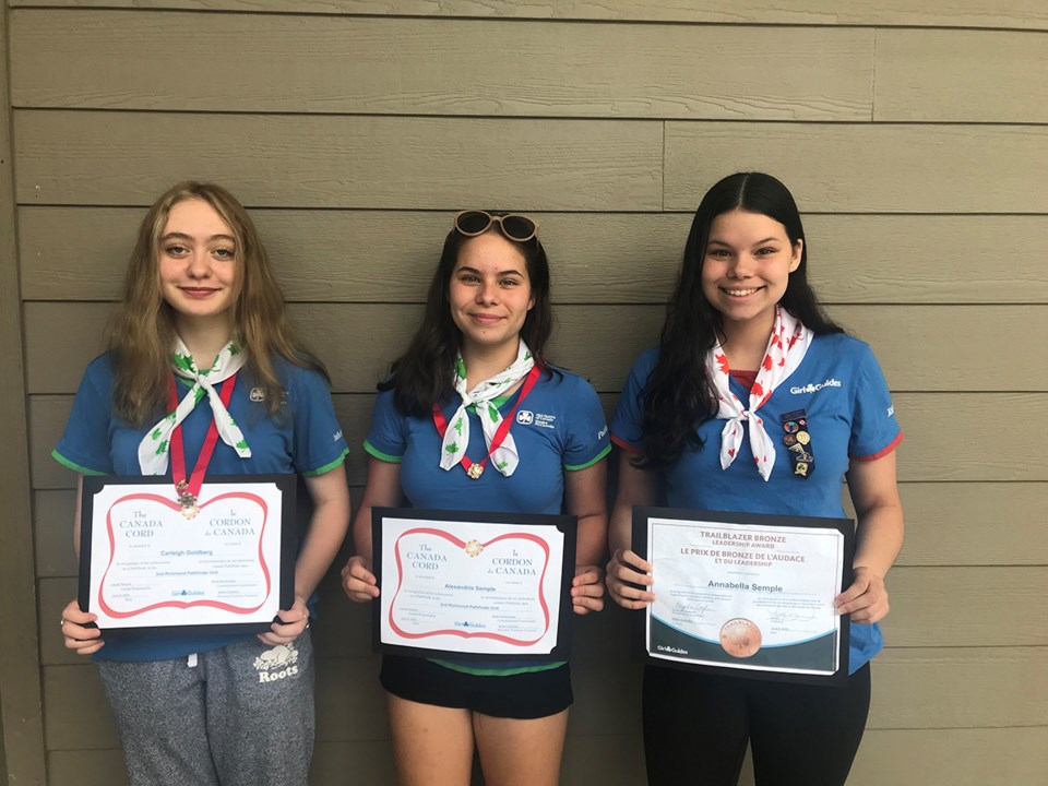 Girl Guides of Canada awards McMath students
