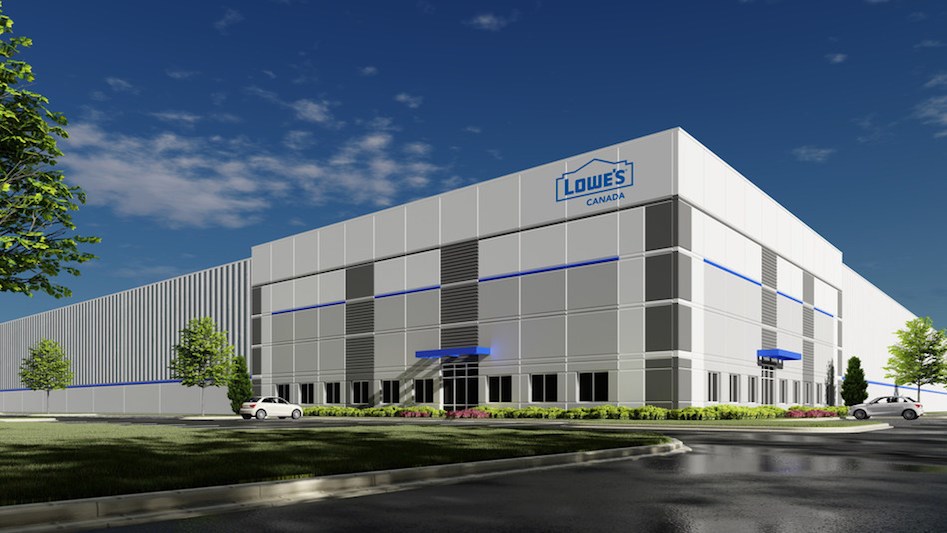 Lowe's Canada new Calgary distribution centre