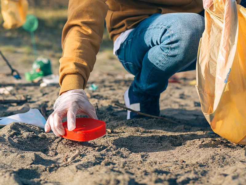 Beach cleanup Powell River