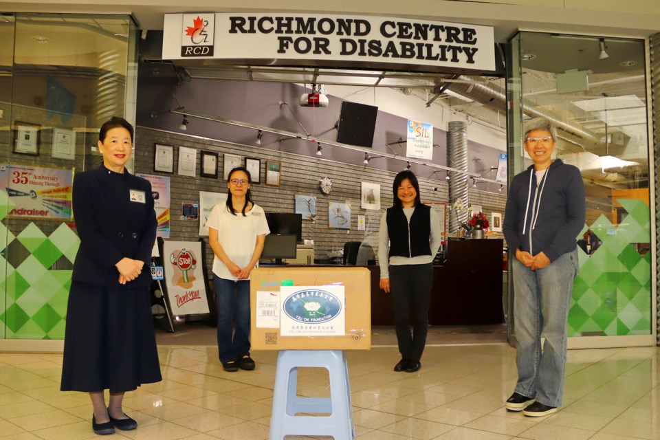 Kudos: Richmond Centre for Disability received another donation of masks _0