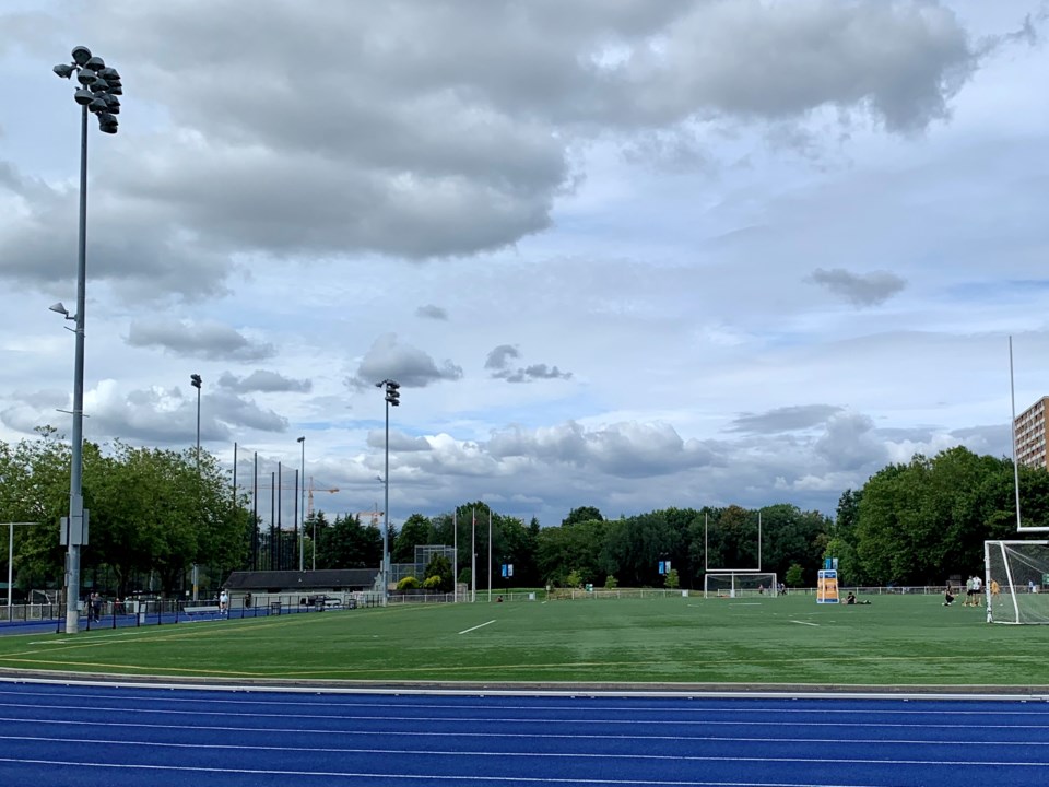 minoru turf field