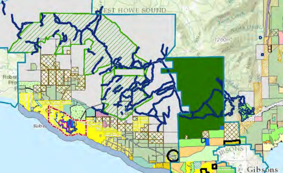 Biking route map