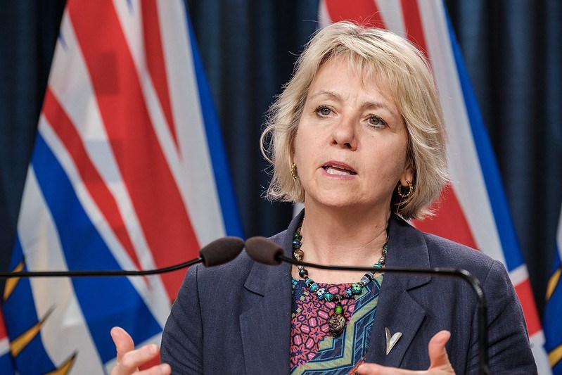 B.C.'s provincial health officer Bonnie Henry addressed media earlier this week