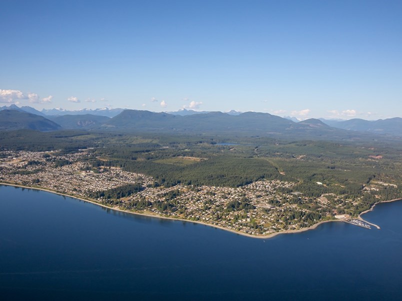 Aerial view of Powell River