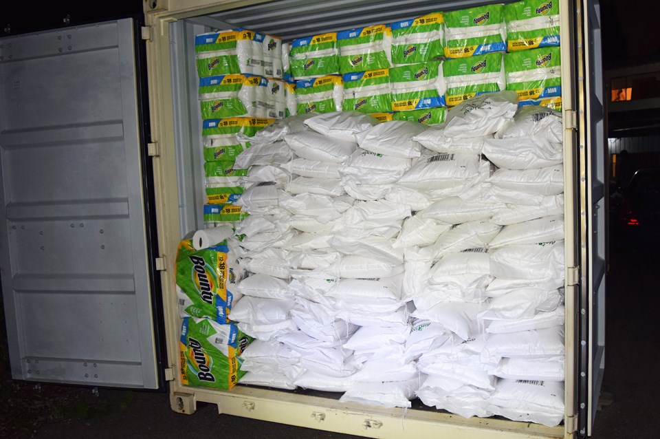 Burnaby RCMP seized 3,200 pounds of stolen rice from a Langley warehouse. The rice was allegedly stolen from a South Burnaby business.