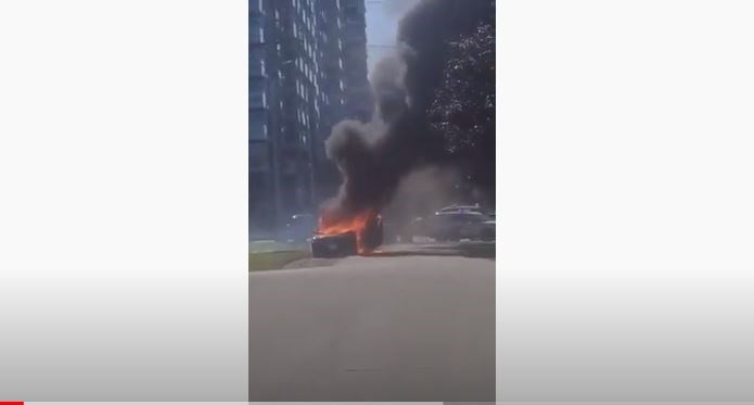 car fire