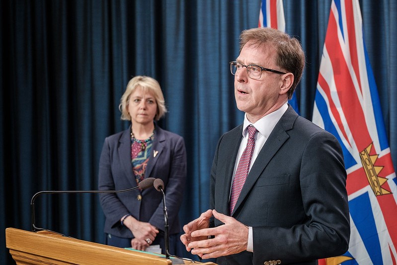 B.C, Health Minister Adrian Dix addressed media earlier this week