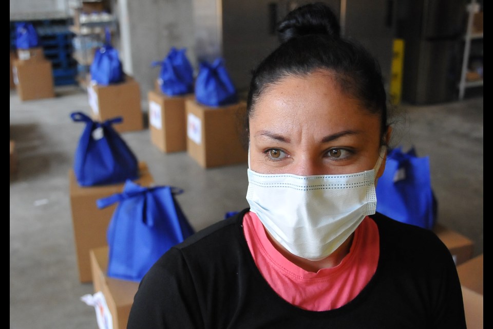 Gabi Solano is one of dozens of refugees, undocumented and immigrants with sketchy status who banded together to feed each other when the pandemic left them jobless.