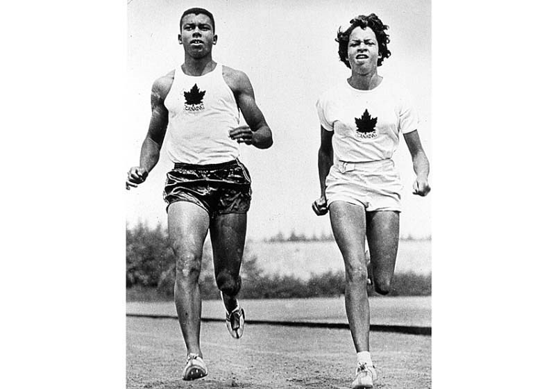 Harry Jerome and sister Valerie hit the track at the 1960 Olympics in Rome. Valerie Jerome's recollections of her brother formed the basis for Norma Charles' young adult novel Runner. photo supplied Vancouver Sun courtesy of North Vancouver Museum and Archives