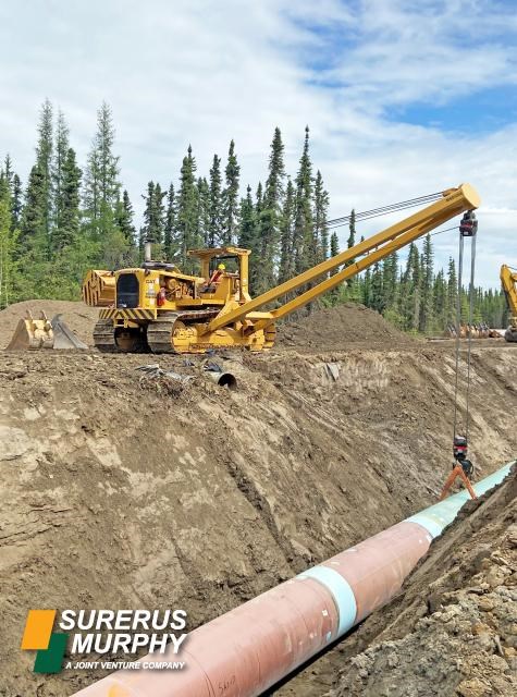 First section of Coastal GasLink pipeline has been put in the ground.