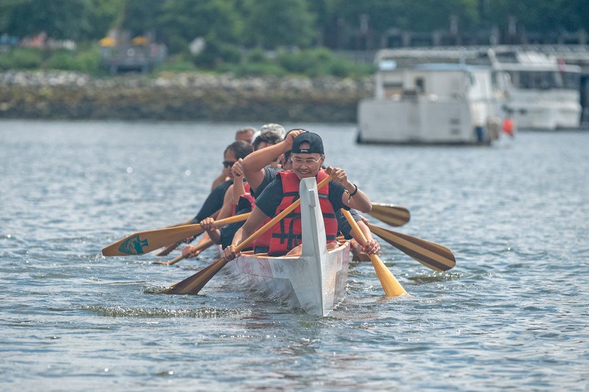 ‘We adapt and overcome’: Squamish Nation launches 3 new canoes_1