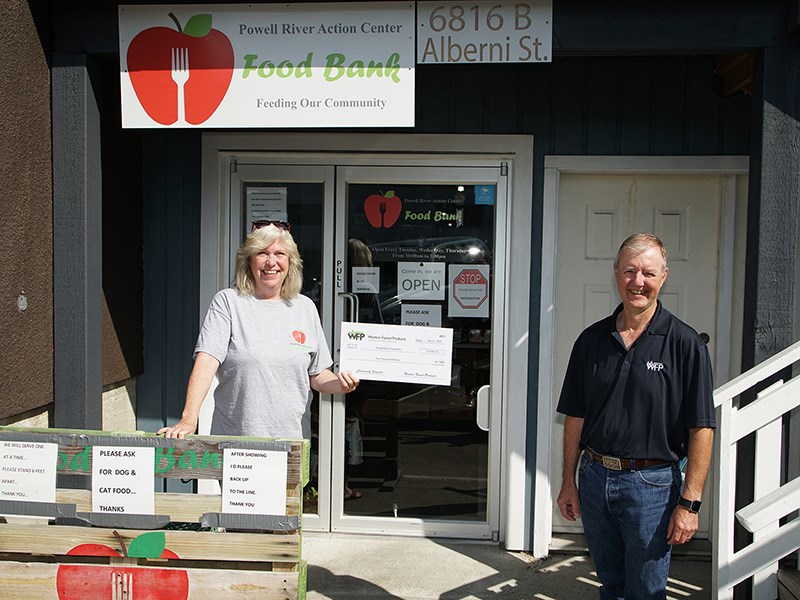 Powell River Action Centre Society Food Bank manager Savanna Dee