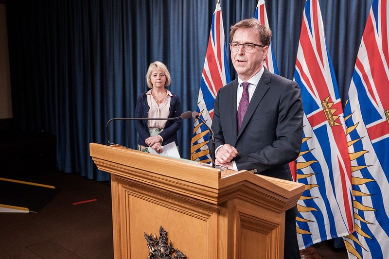 B.C. Health Minister Adrian Dix addresses media at a COVID-19 briefing