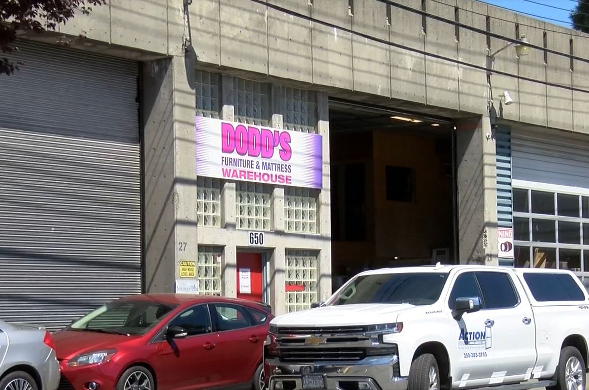 Arrest follows breakin caught on surveillance at Dodd’s Furniture
