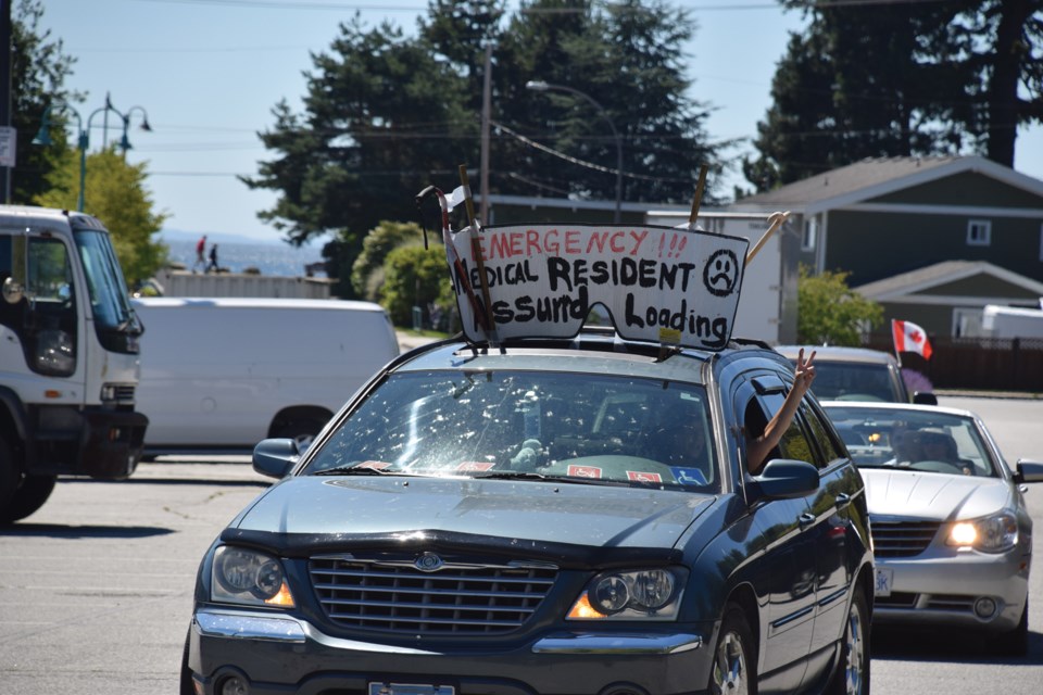 Ferry protest