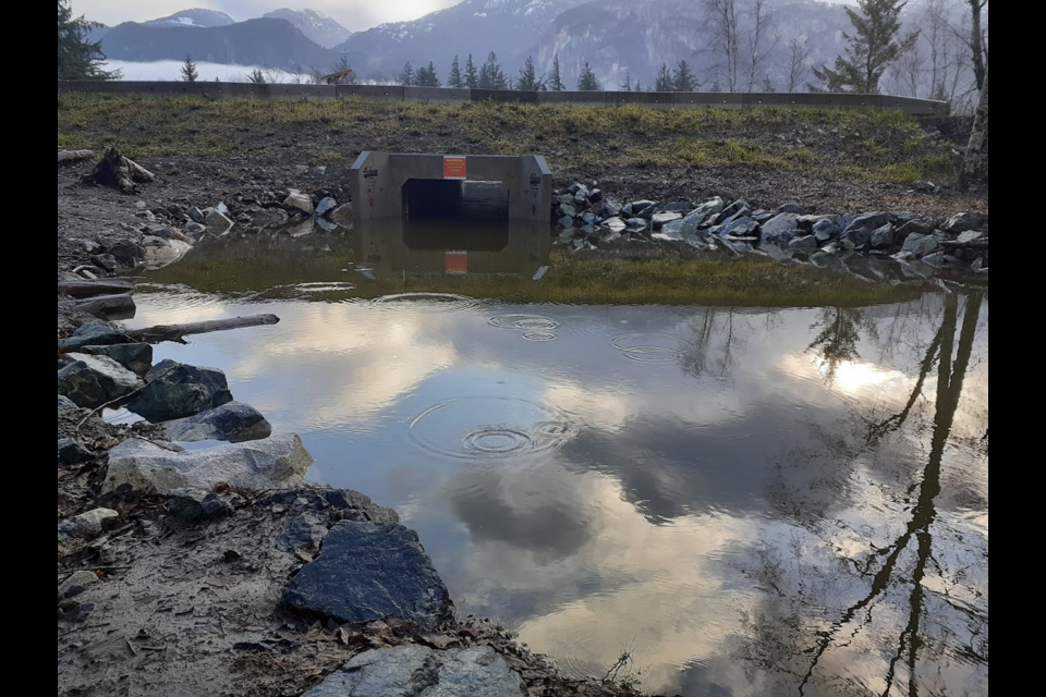 A completed Culvert 3.