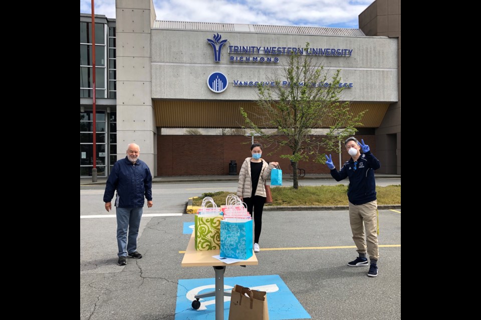 Trinity Western University (TWU) Richmond teachers have been offering a variety of baked goods for students during COVID-19. Photo submitted