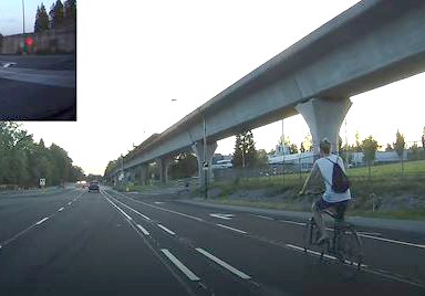 burnaby bike lane underhill