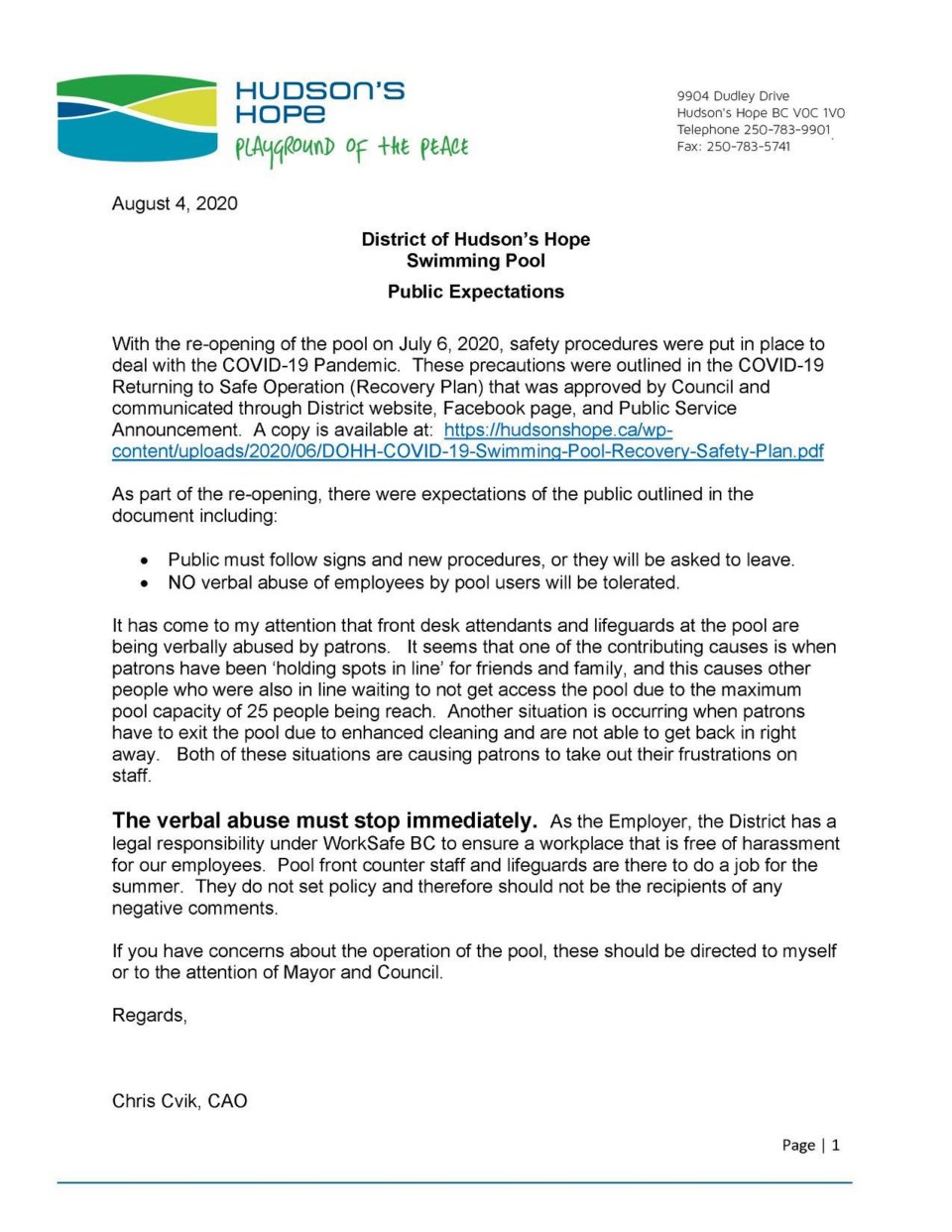 hudsonshope-pool-expectations