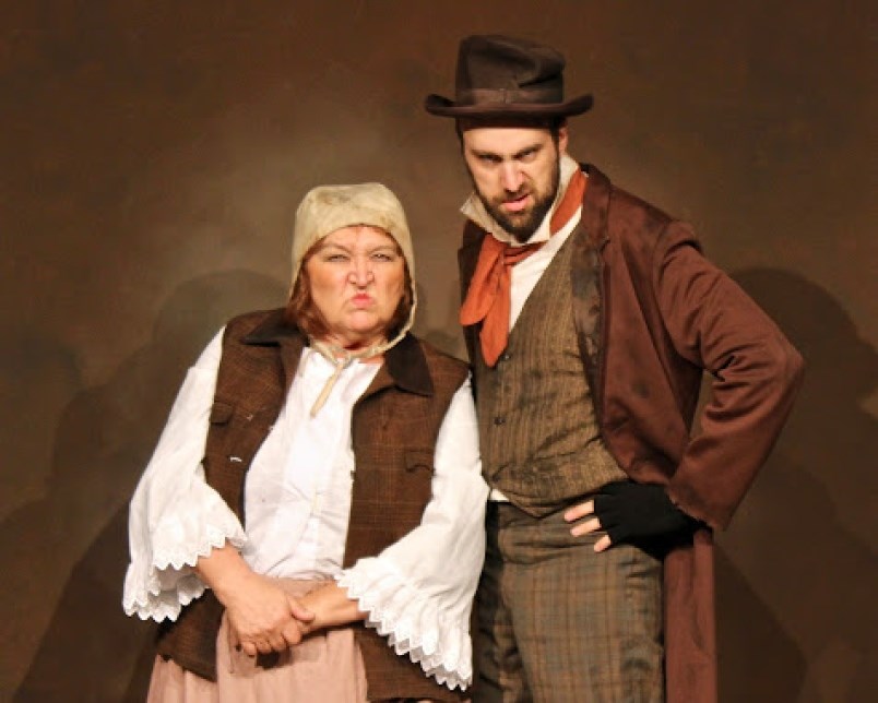 Terror by Gaslight, Vagabond Players, Helen Volkow, Ryan Johnson