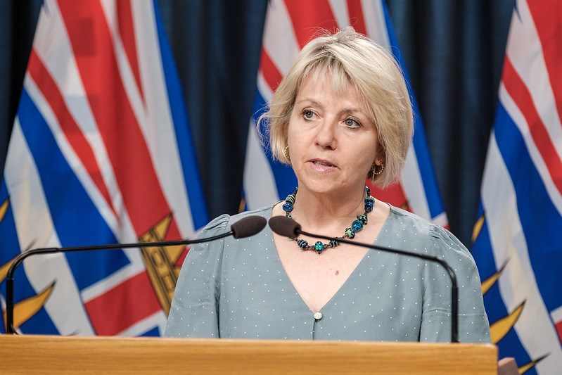 B.C. provincial health officer Bonnie Henry spoke to media earlier this week