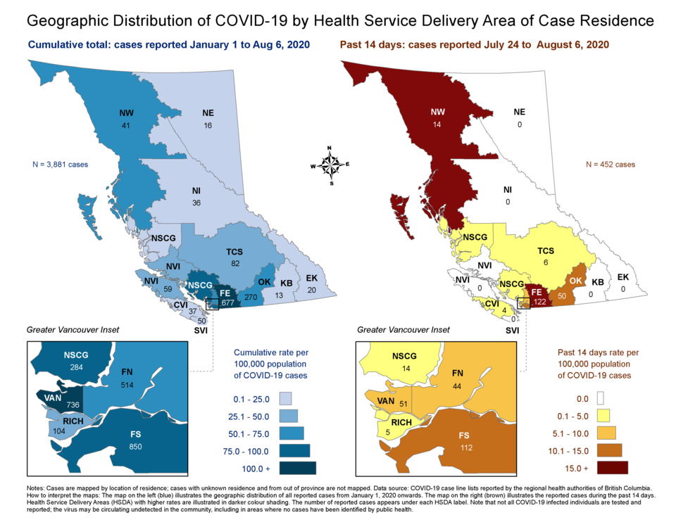 COVID map Aug6