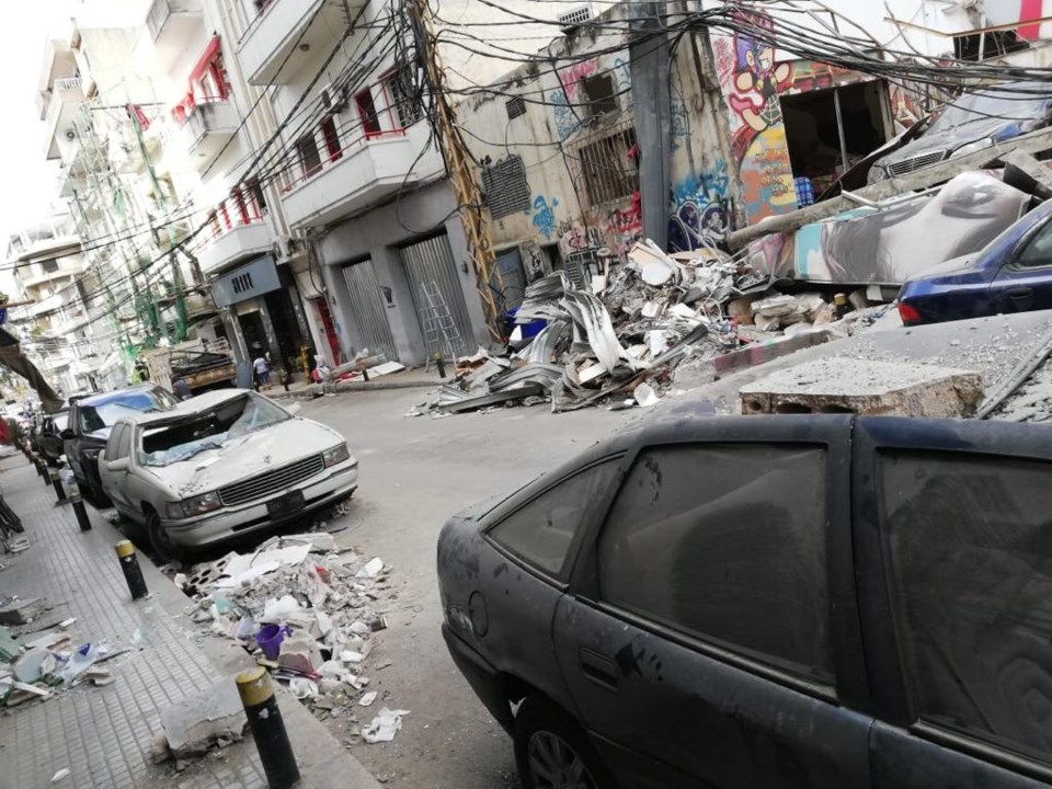 Beirut, Lebanon, explosion, Mar Mikhael