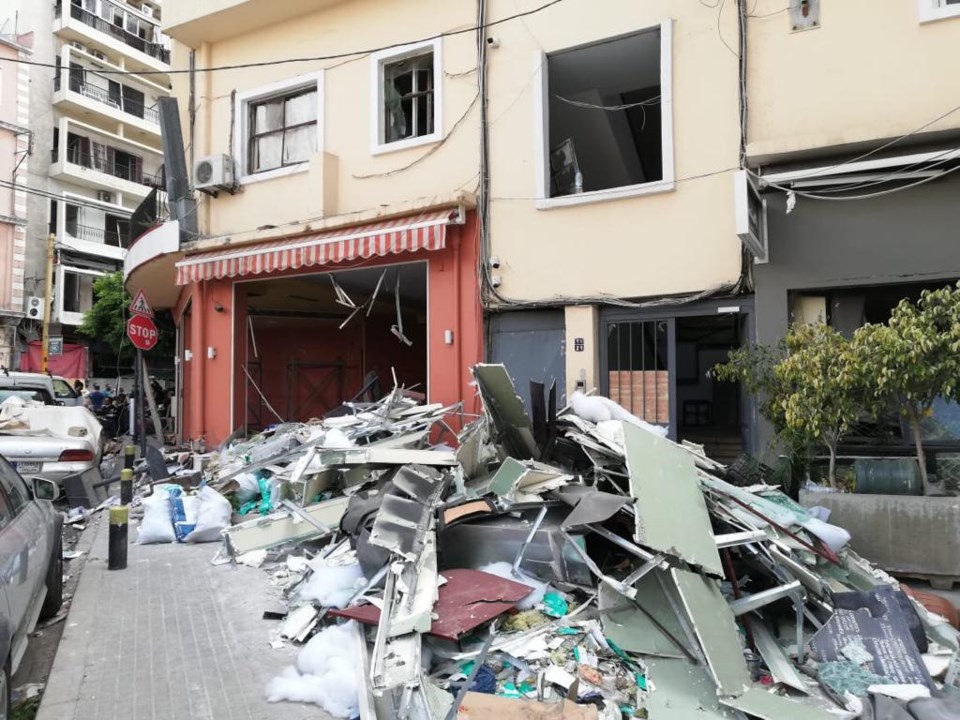 Beirut, explosion, Mar Mikhael, Lebanon