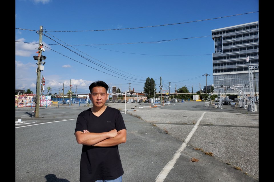 Raymond Cheung, owner and founder of the Richmond Night Market, poses inside the market. Photo submitted