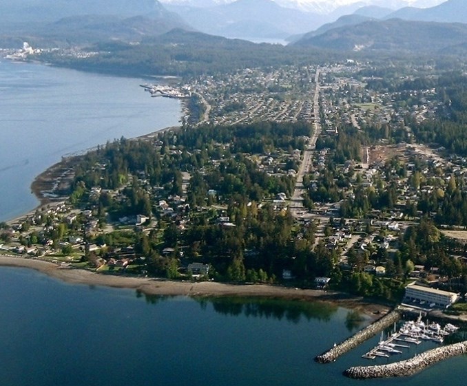 Powell River aerial