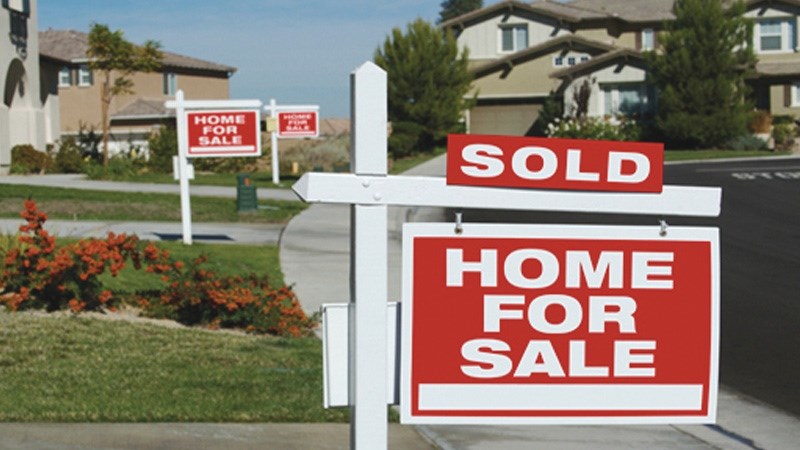 Homes sold sign