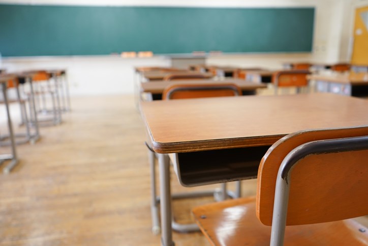 empty classroom