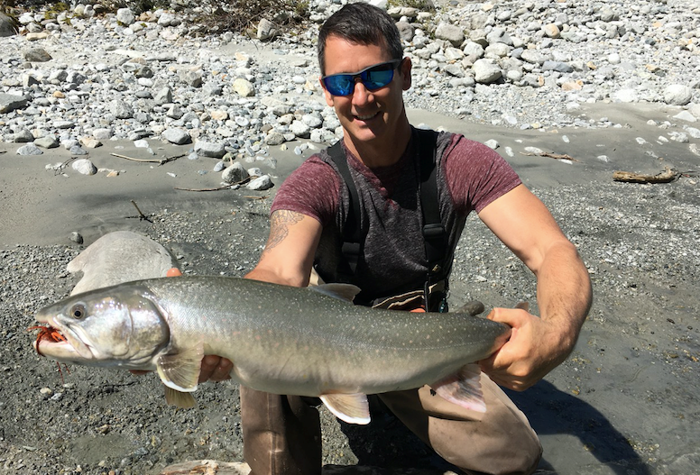 Dan Gerak, fishing guide and owner of the Pitt River Lodge