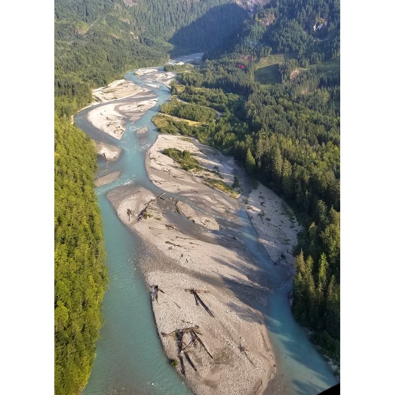 Department of Fisheries officers patrol the upper Pitt River