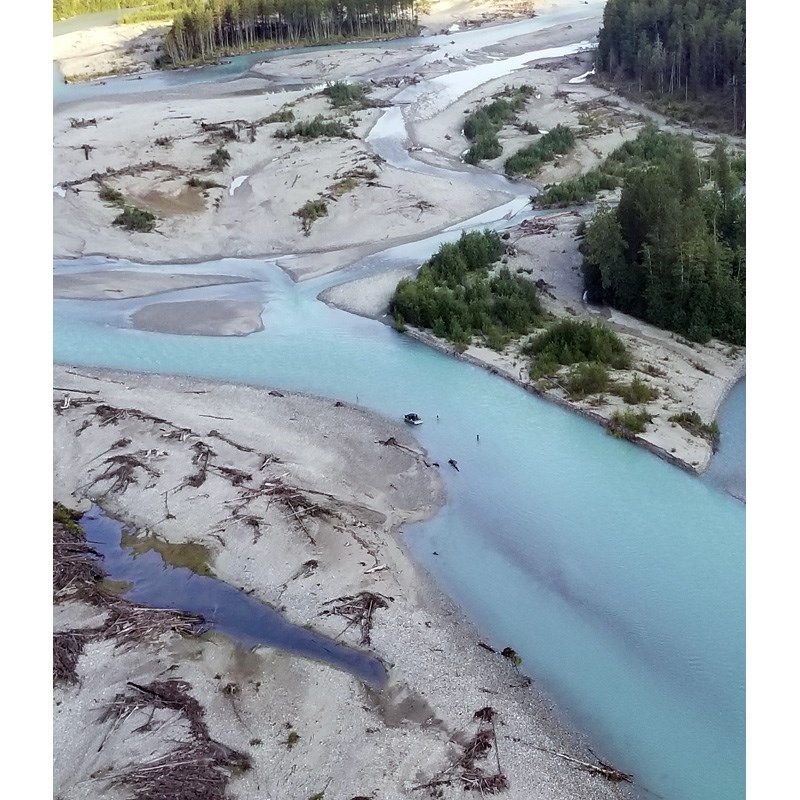 Another view of the shallow areas of the upper Pitt River,