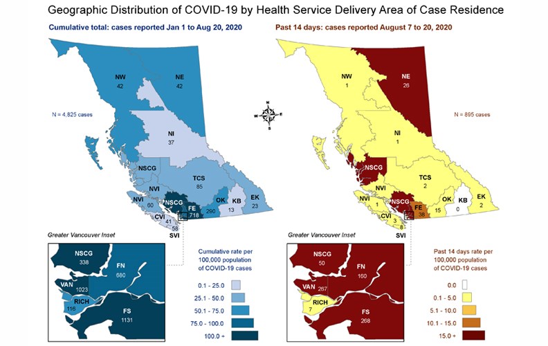 27 COVID map