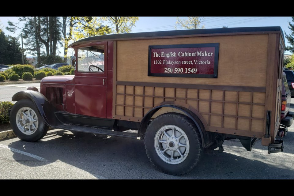 Paul Fisher transformed a Reo Speedwagon into a panel truck. COURTESY OF PAUL FISHER